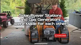 How to use Solar Power Stations with your Gas Generators | Backup power for Home and outdoors