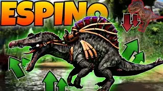 como domesticar ESPINOSAURIO Ultimate Mobile editions ARK MOBILE