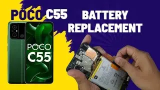 Poco C55 Battery Replacement | How to Change Poco C55 Battery Step-by-Step #poco #how #new