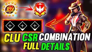 Clu character cs rank combination | Clu character combination in free fire | Banti sharma