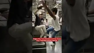 Belgian man turns Mumbai local into dance floor #mumbailocal #train #belgian #mumbai