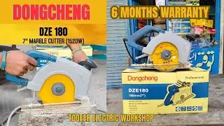 Dongcheng DZE180 MARBLE CUTTER UNBOXING | DZE180 7