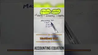 Machinery Sold #assetsandliabilities #capital #accountingequationexplained #class11#accountancy