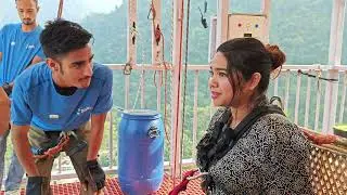 Splash bungy jump in rishikesh #BungeeJumping #AdventureLover #AdrenalineRush #ThrillSeeker