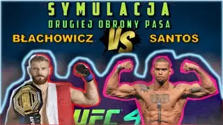 Obrona pasa UFC w wadze p&oacute;łciężkiej | BŁACHOWICZ vs SANTOS | Symulacja UFC4 | TALIB CREW