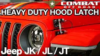 Combat Offroad Off-the-Turnbuckle Hood Latch Install | Jeep JK/JL/JT