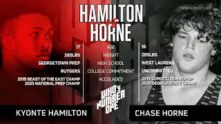 Chase Horne vs. Kyonte Hamilton - Who's #1 2020