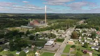 Overhead View Of West Pittsburg, PA