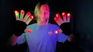 ASMR LED GLOVE HAND MOVEMENTS