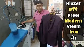 How To Iron Blazer, How To Iron Coat, Blazer Steam Ironing, Coat Steam Press