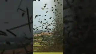 dust devil destroyed house #fypシ #fyp #tornado #house
