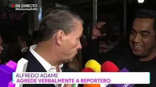 Alfredo Adame agrede verbalmente a reportero | Destardes