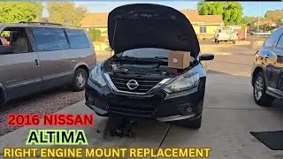 How to Replace Right Engine Mount 2012-2018 Nissan Altima (2.5L)