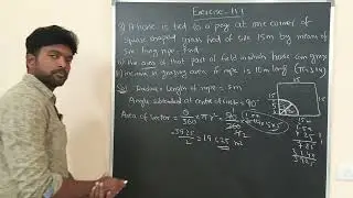 Exercise 11.1 problem number 8 class 10th #cbse #education #maths #class10 #circle 