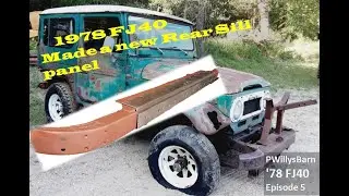'78 FJ40 Can we bring her back to life? Episode #5: Gets a new Rear Sill