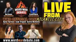 Chrissie Mayr Livestream from World War Debate in Atlantic City