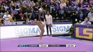 Randii Wyrick (LSU) 2016 Floor vs Kentucky 9.875