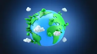 Save Earth Cartoon
