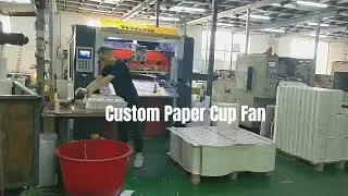 Custom paper bowl fan