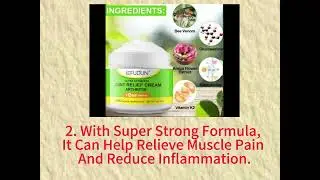 @JeffreyPengMDBee  Venom Joint and Bone Therapy Cream Joint Bone Relief Cream