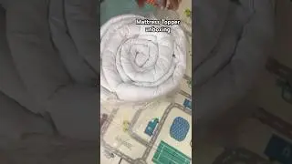 Mattress Topper from Amazon #household #mattresstopper #amazonfinds #unboxing #bedding