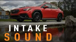 Subaru WRX Air Intake Sound with Our New Mic Setup!