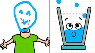 Just Draw Vs Happy Glass - New Drawing Puzzles Android Gameplay Walkthrough HD #17