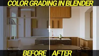Как выполнить цветокоррекцию рендеров | Blender Arch-Viz Series