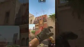 CS2 - Mirage Smoke From a Single Spot For Mid Control #cs2 #counterstrike2 #ytshorts #gamingshorts