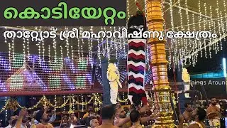 കൊടിയേറ്റം താറ്റ്യോട് ശ്രീ മഹാവിഷ്ണു ക്ഷേത്രം | Kodiyettam Thattiyode Mahavishnu Temple