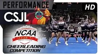 CSJL Lakas Arriba Cheerleading Team | Full Performance | NCAA 91 Cheerleading Competition