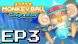 Super Monkey Ball Step & Roll - Walkthrough Part 3 - World 3 Champion Sea
