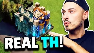 I PLAY CLASH of CLANS in a REAL CASTLE! 🏰