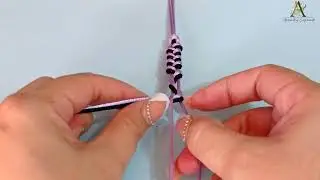 Pulsera trenzada fácil BI color DIY