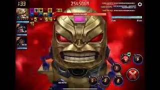 5 377 865 points in alliance battle extreme with M.O.D.O.K. top 5390 - Marvel Future Fight
