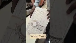 KL0246 Semi Box Embossed Laser Cut Wedding Card with 2 Inserts and Envelope