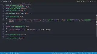 C: Program that formats date input by the user.