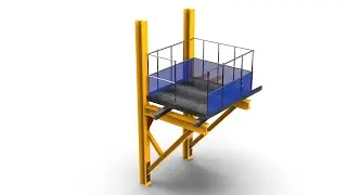 Solidworks Tutorial # 203 Industrial Steel Structure Platform Design in Weldment by SW Easy Design