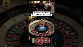 DRAKE HITS $12,000,000 WORLD RECORD STAKE WIN! 🤯 #casino #drake #stake #gambling #shorts