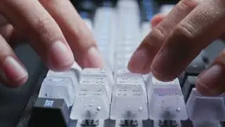 Satisfying Mechanical Keyboard Sounds | Deep Thocky ASMR Typing