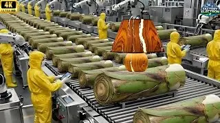 Unbelievable! Inside The Factory That Process Chandeliers From Banana Trunks | How It's Made