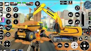 Vechile Games - Real City Construction Simulator 3D - City Road Builder Excavator Trucks - Gameplay 