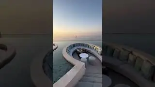 Summer in Dubai #travel #dubai #lifestyle #luxury #explore #sunset #rooftop #fyp #infinitypool #pool