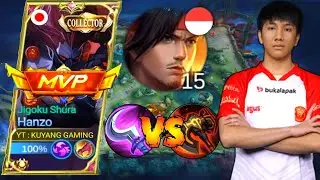 THANKYOU BTR JUST GARR FOR THIS NEW HANZO BUILD AND EMBLEM! | MLBB