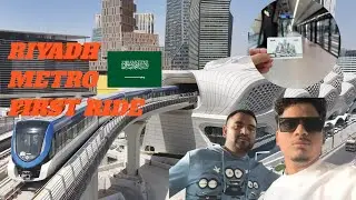 Experience With Riyadh  Metro 🚇 World,s Longest Driverless Train System, Saudi Arabia 🇸🇦