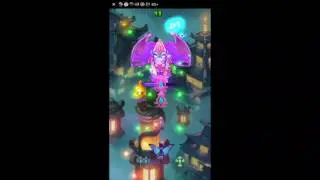 Everwing Boss Raids: Lvl 8 Giant Dark Monster Queen vs Lvl 50 Lenore