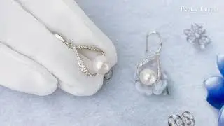 Pearly Lustre Elegant Freshwater Pearl Earrings WE00092. Pearl Earrings for Charming Woman!