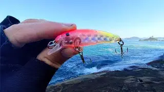 Pesca na Costeira com isca Artificial da Shopee 
