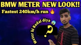 New Meter for BMW E30 | 200km/h+ run 🥵| BMW ka cluster mil gaya original 😍