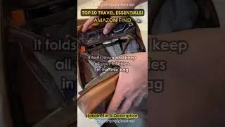 Top 10 Travel Essentials In Amazon | Hanging Travel Organizer #shorts #travel #amazon #amazonfinds